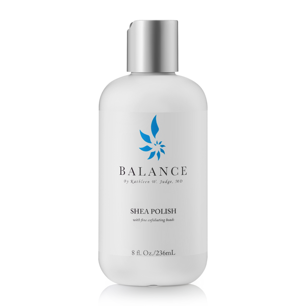 Shea Polish, Exfoliates - Balance by Kathleen W. Judge, MD